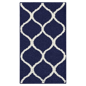 Maples Rugs Rebecca Moroccan Trellis Low Pile, Non Slip, Pet-Friendly Indoor Rug, 5' x 7', Teal