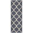 thumbnail image 1 of Maples Rugs - A - Rebecca Geometric Washable Indoor Runner Rugs, 1'9 x 5', Indigo/Ivory, 1 of 5