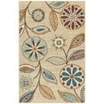 thumbnail image 1 of Maples Rugs Reggie Bohemian Floral Beige Washable Entryway Area Rug, 2'6 x 3'10, 1 of 7