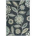 thumbnail image 1 of Maples Rugs Reggie Bohemian Floral Blue Non Slip Indoor Area Rug, 3'4 x 5', 1 of 7