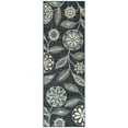 thumbnail image 1 of Maples Rugs Reggie Bohemian Floral Blue Washable Hallway Runner Rug, 2' x 6', 1 of 7