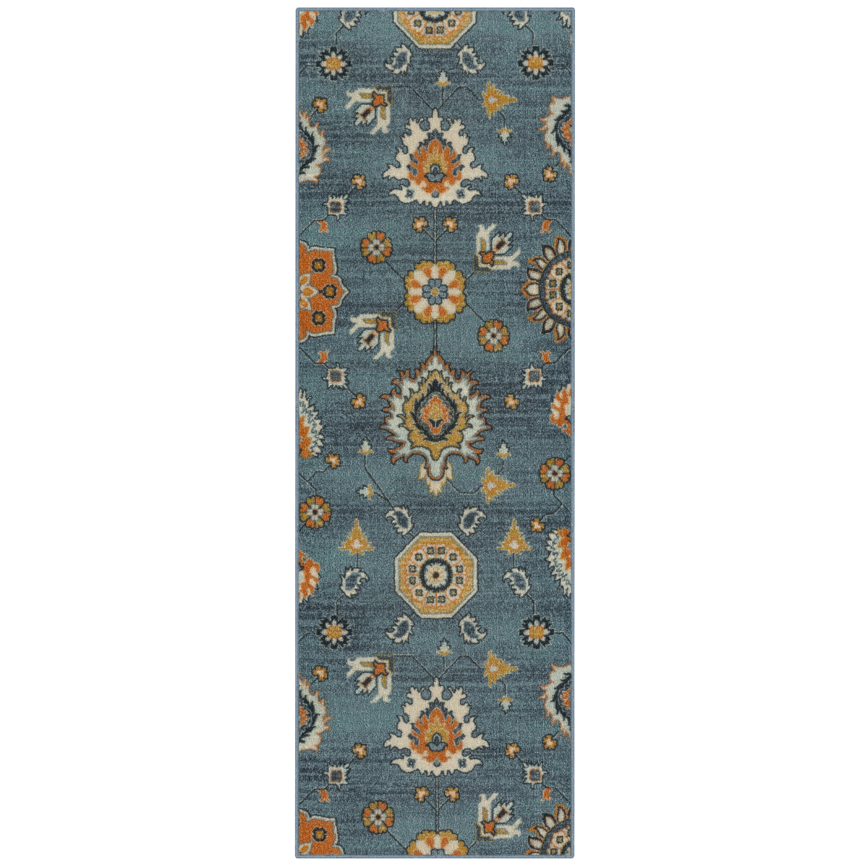 Maples Rugs - Made in USA - Fleur Contemporary Floral Indoor Accent ...