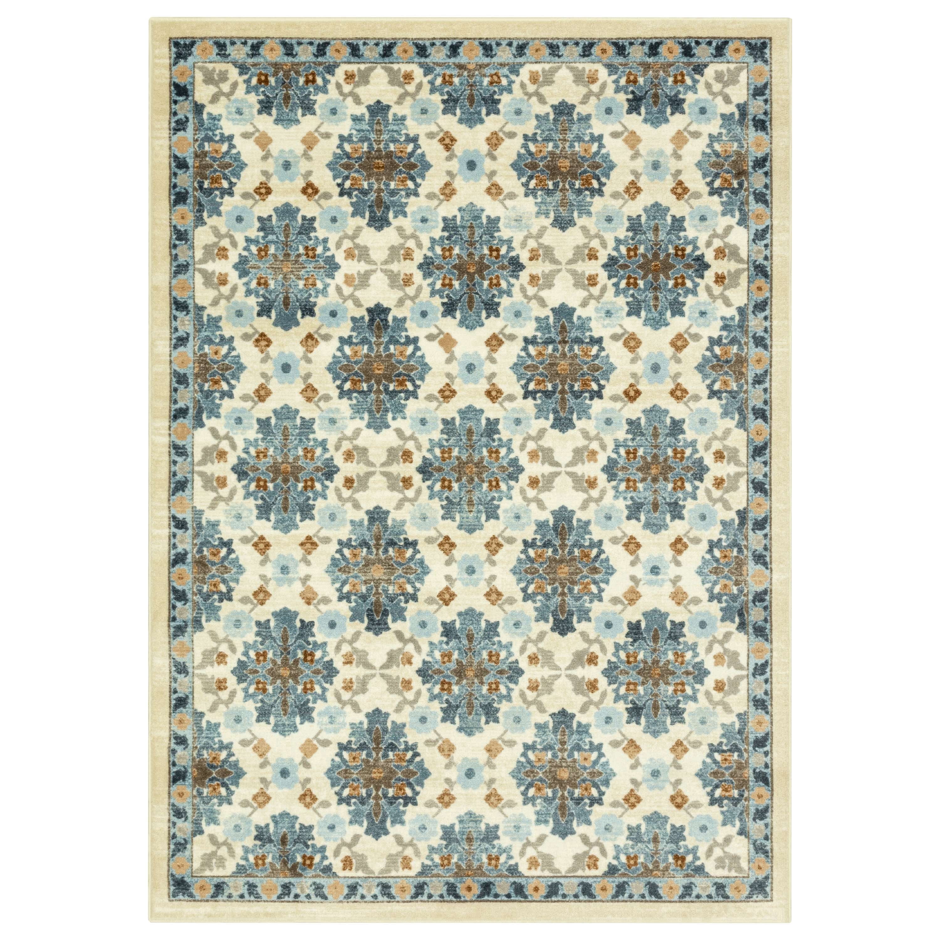 Adeline Rug Maples Rugs Adeline Traditional Indoor Area Rug, 5' x 7', Tan - Walmart.com