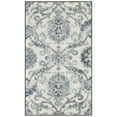 thumbnail image 1 of Maples Rugs Blooming Damask Transitional Gray Blue Washable Entryway Area Rug, 1'8 x 2'10, 1 of 7