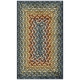 thumbnail image 1 of Maples Rugs Marion Bohemian Braided-Style Print Washable, Non-Slip Low-Profile Indoor Rug, 34" x 20", Multi-Color, 1 of 9