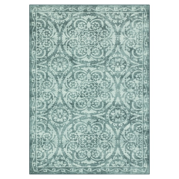 Maples Rugs Marisol Traditional Indoor Area Rug, 5' x 7', Blue
