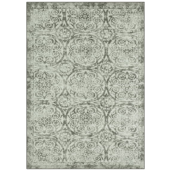 Maples Rugs Marisol Traditional Indoor Area Rug, 7' x 10', Gray