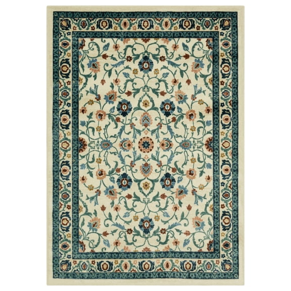 Maples Rugs Nina Traditional Indoor Area Rug, 7' x 10', Tan