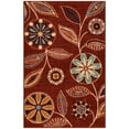 thumbnail image 1 of Maples Rugs Reggie Bohemian Floral Merlot Washable Entryway Area Rug, 2'6 x 3'10, 1 of 7