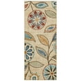 thumbnail image 1 of Maples Rugs Reggie Bohemian Floral Beige Washable Hallway Runner Rug, 1'8 x 4', 1 of 6