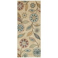 thumbnail image 1 of Maples Rugs Reggie Bohemian Floral Beige Washable Hallway Runner Rug, 2'6 x 6', 1 of 6