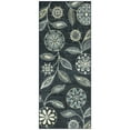 thumbnail image 1 of Maples Rugs Reggie Bohemian Floral Blue Washable Hallway Runner Rug, 2'6 x 6', 1 of 6