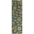 thumbnail image 1 of Maples Rugs Reggie Bohemian Floral Dark Grey Non Slip Hallway Runner Rug, 2'6 x 8', 1 of 6