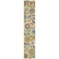 thumbnail image 1 of Maples Rugs Reggie Bohemian Floral Beige Non Slip Hallway Runner Rug, 2' x 10', 1 of 6
