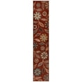 thumbnail image 1 of Maples Rugs Reggie Bohemian Floral Merlot Non Slip Hallway Runner Rug, 2' x 10', 1 of 6