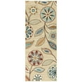 thumbnail image 1 of Maples Rugs Reggie Bohemian Floral Beige Washable Hallway Runner Rug, 2' x 5', 1 of 6