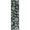 thumbnail image 1 of Maples Rugs Reggie Bohemian Floral Blue Washable Hallway Runner Rug, 2' x 7', 1 of 6