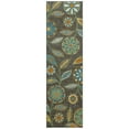 thumbnail image 1 of Maples Rugs Reggie Bohemian Floral Dark Grey Washable Hallway Runner Rug, 2' x 7', 1 of 6