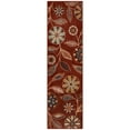 thumbnail image 1 of Maples Rugs Reggie Bohemian Floral Merlot Washable Hallway Runner Rug, 2' x 7', 1 of 6