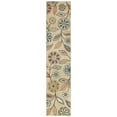 thumbnail image 1 of Maples Rugs Reggie Bohemian Floral Beige Non Slip Hallway Runner Rug, 2' x 9', 1 of 6