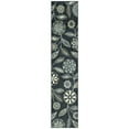 thumbnail image 1 of Maples Rugs Reggie Bohemian Floral Blue Non Slip Hallway Runner Rug, 2' x 9', 1 of 6