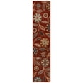 thumbnail image 1 of Maples Rugs Reggie Bohemian Floral Merlot Non Slip Hallway Runner Rug, 2' x 9', 1 of 6