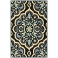 thumbnail image 1 of Maples Rugs Vivian Transitional Medallion Persian Blue Washable Entryway Area Rug, 2'6 x 3'10, 1 of 9