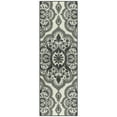 thumbnail image 1 of Maples Rugs Vivian Transitional Medallion Grey Washable Hallway Runner Rug, 1'8 x 5', 1 of 9