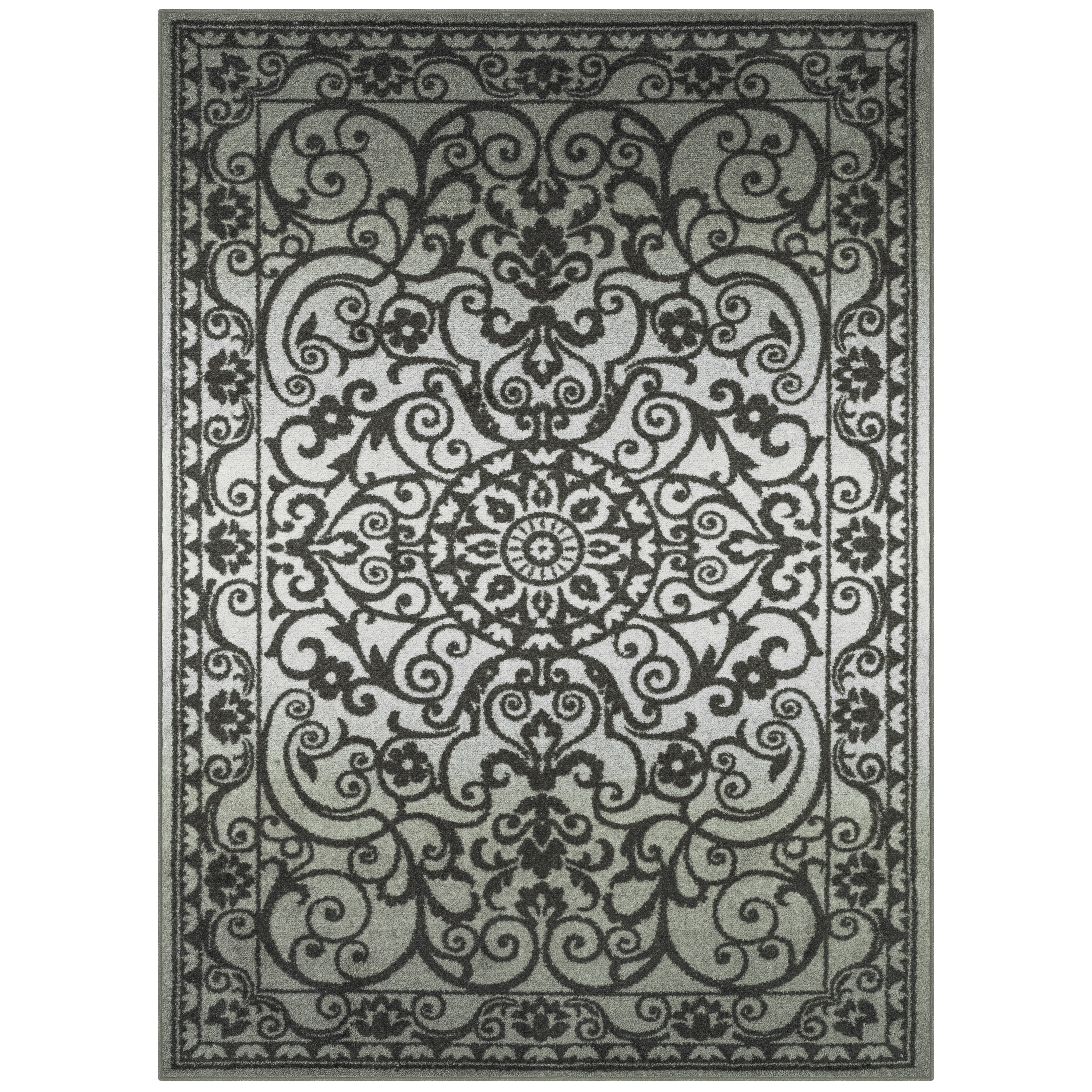 Maples Rugs Pelham Medallion Living Room Area Rug for Indoor, 5' x 7