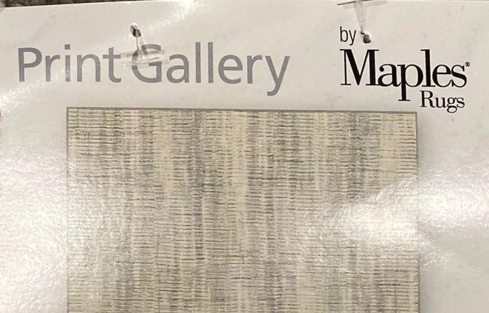 Maples Rugs Print Gallery Accent Rug 30 in. X 45 in. Gray/White ...