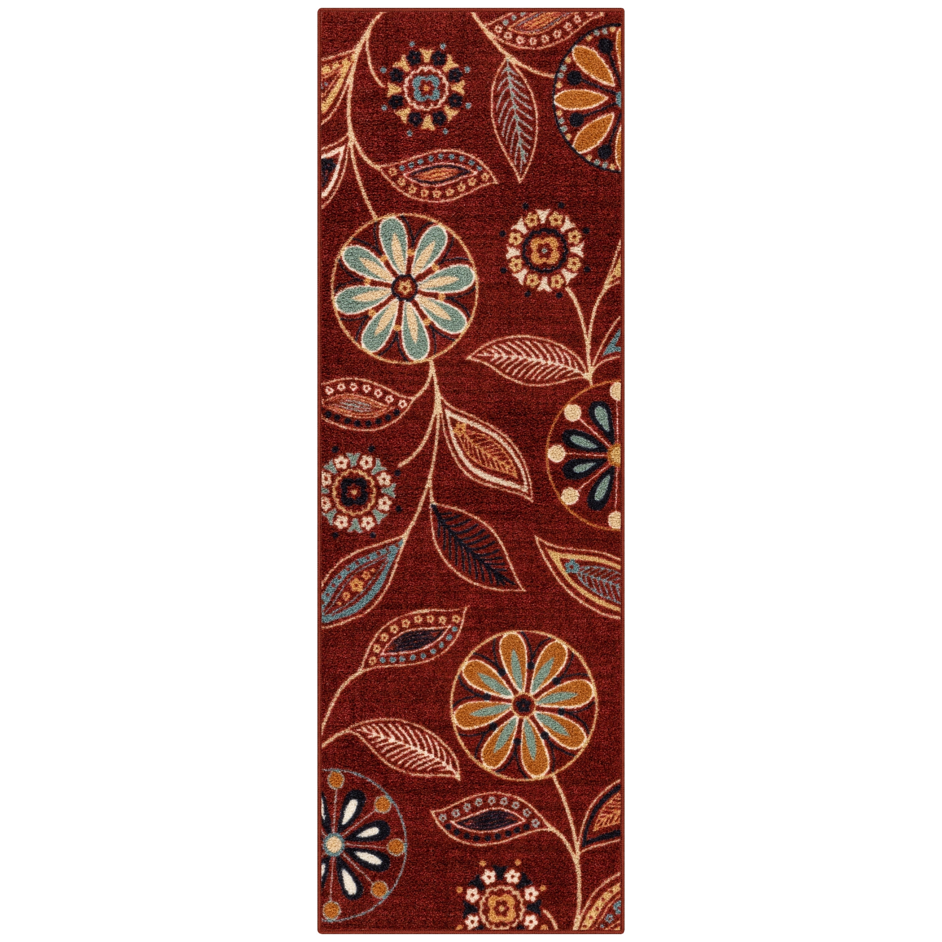 The Pioneer Woman Brilliant Bloom Wool Floral Runner Accent Rug, 21" x