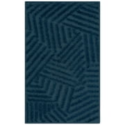 Maples Rugs Sansa Modern Geometric Indoor Washable Accent Rug, 20 x 34, Blue
