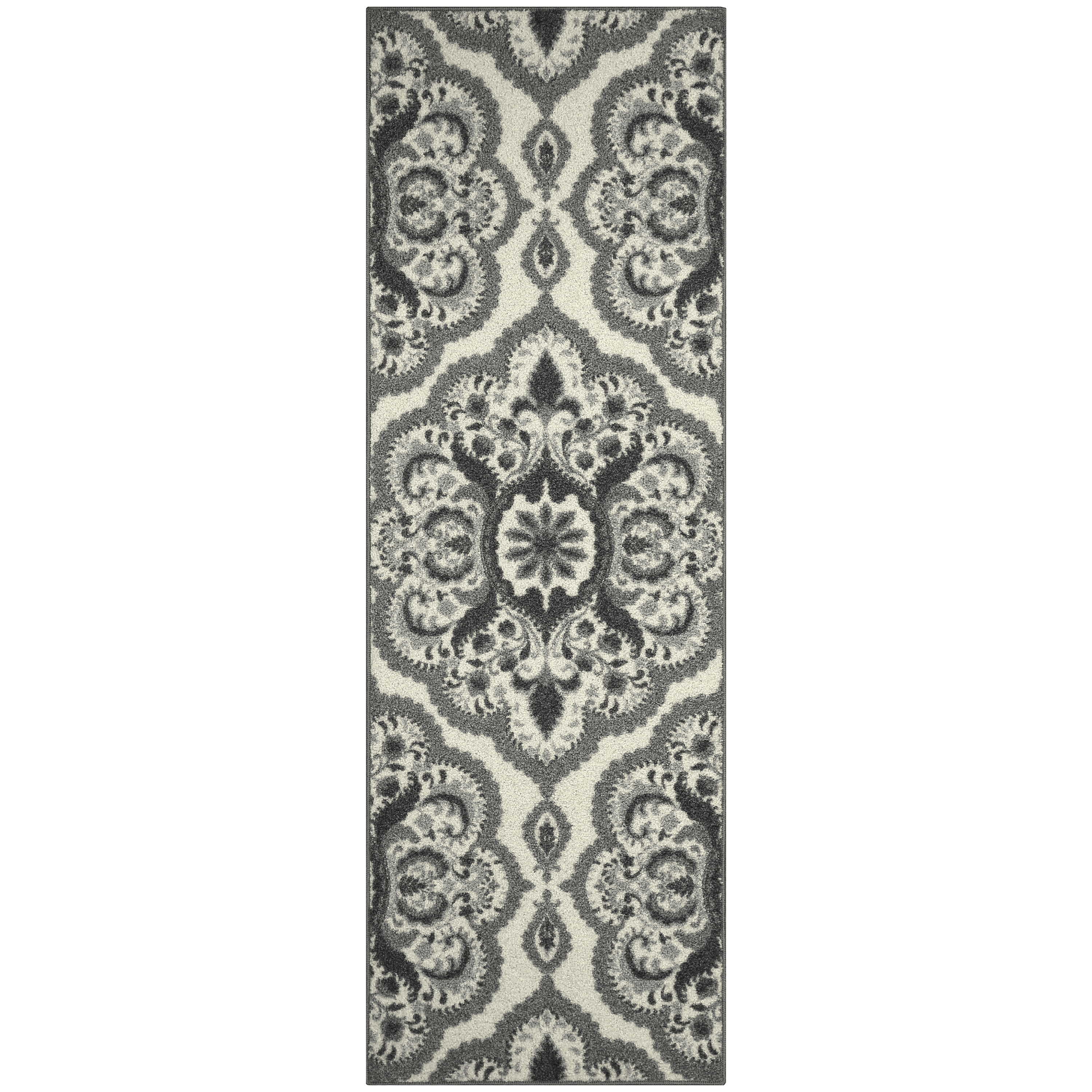 Maples Rugs Traditional Roxanne Medallion Indoor Hallway Runner Rug