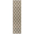 thumbnail image 1 of Maples Rugs Transitional Geometric Rebecca Beige Indoor Hallway Long Runner Rug, 2'6" x 10', 1 of 6