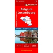 Maps/Country Michelin Belgium Luxembourg Map 716, Paperback