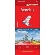 Maps/Country Michelin Michelin Benelux Map 714, Paperback