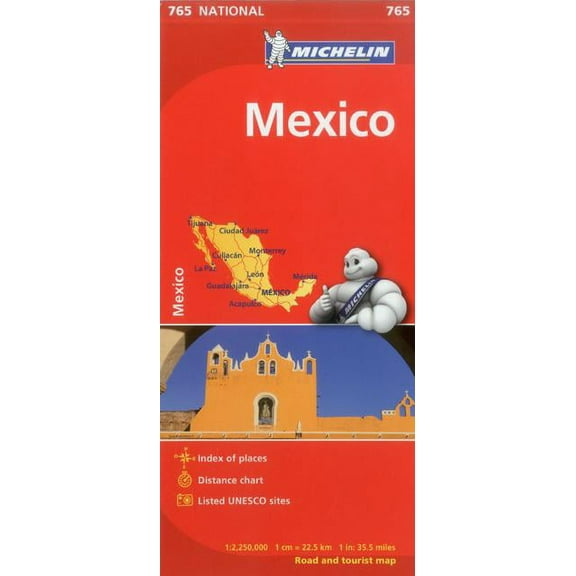 Maps/Country (Michelin) Michelin Map Mexico 765, (Paperback)