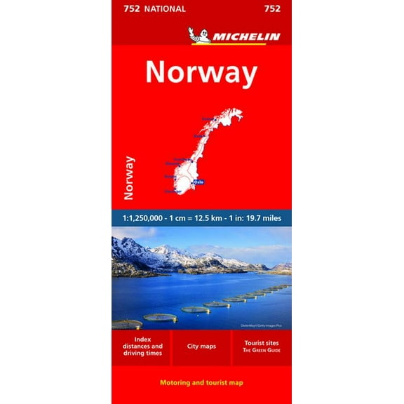 Maps/Country (Michelin) Norway Map 752, (Paperback)
