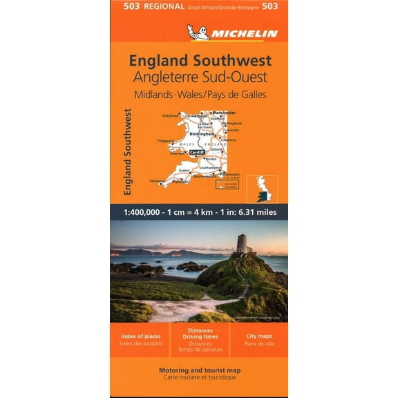 Maps/Regional (Michelin) Michelin Map Great Britain: Wales, the Midlands, South West England 503, (Paperback)