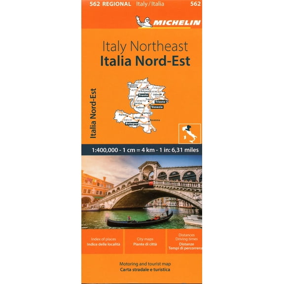 Maps/Regional (Michelin) Italy: Northeast Map 562, (Paperback)