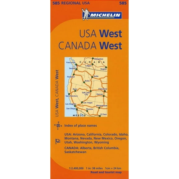 Maps/Regional (Michelin) Michelin USA West, Canada West, (Paperback)