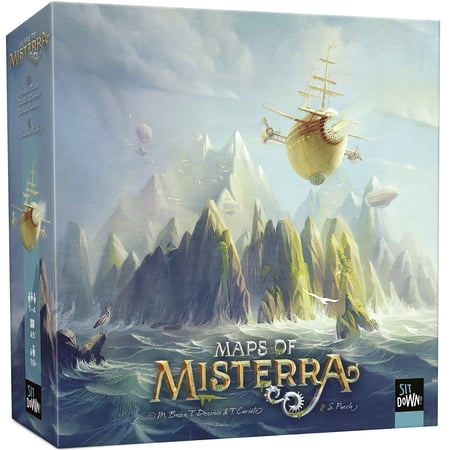 Maps of Misterra Strategy & Tile Placement Game, Ages 10+
