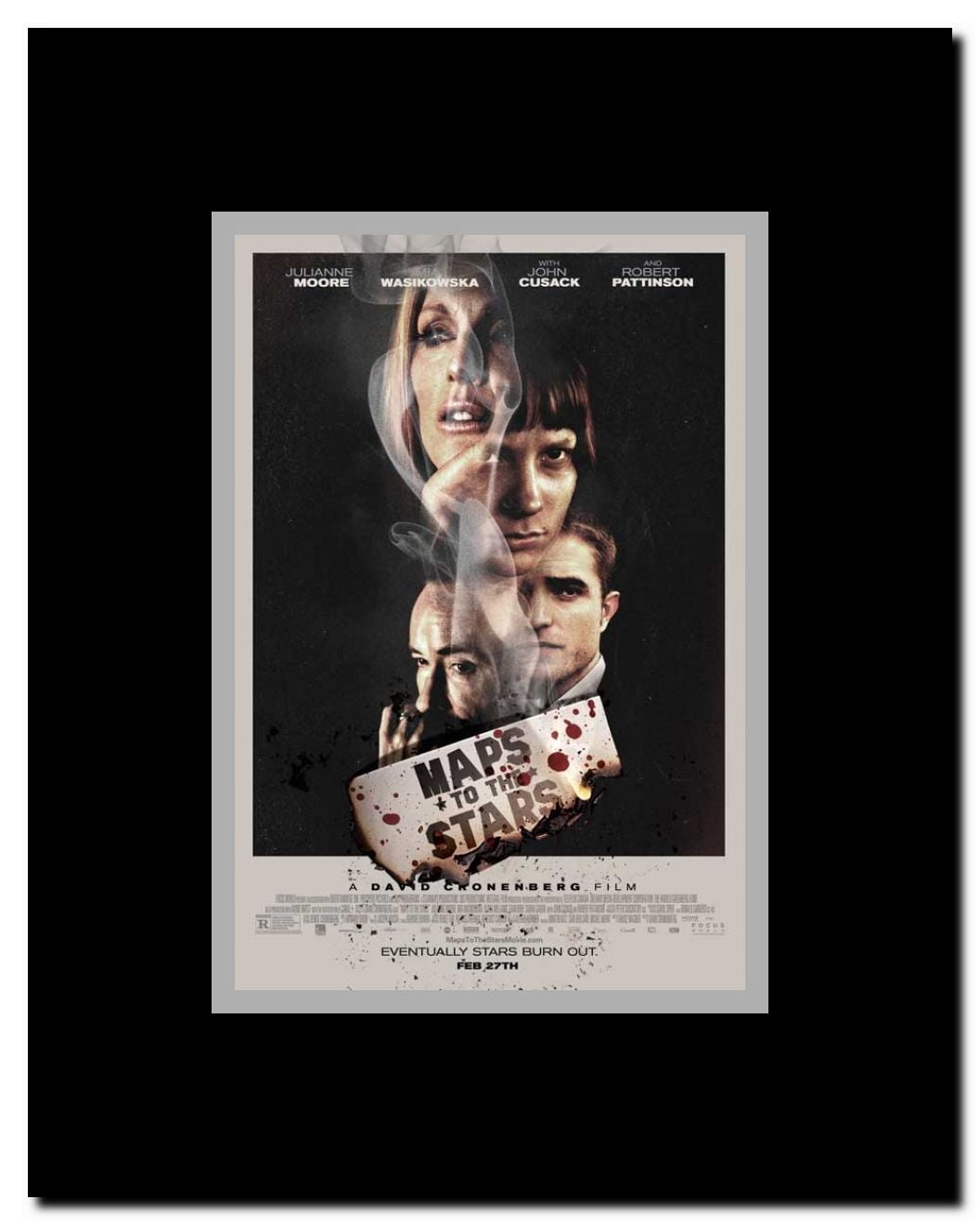 Maps to the Stars Framed Movie Poster
