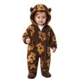 thumbnail image 1 of Maqroz Animal Print Boys Girls Fleece Jumpsuit Long Sleeve Hooded Romper Cute Cubby Graphic Loungewear with Zip, 1 of 8