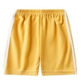 thumbnail image 1 of Maqroz Athletic Shorts for Boys Lightweight Breathable Sports Short Pants Elastic Waist Solid Color Bottoms with Pockets for Gym Class Running and Outdoor Sports, Size 1-2 Years, 1 of 9