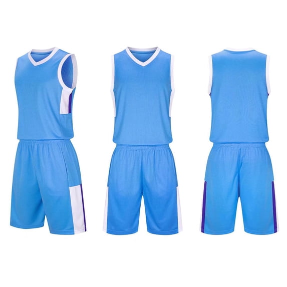 Maqroz Boys Basketball Jersey Sleeveless Tank Tops and Mesh Shorts Sets Solid Color Quick Dry Activewear for Sports 4-14 Years