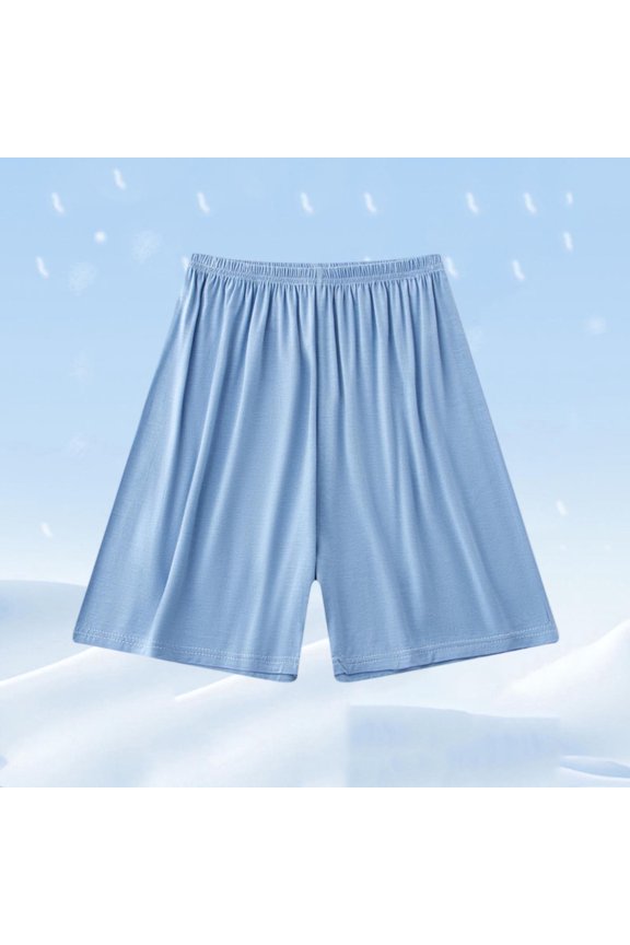 Boys' Summer Ice Silk Shorts Ultra Lightweight Breathable Athletic Short Pants with Elastic Waist Soft Cooling Fabric Stretchy Pant for Chubby Babies Hot Weather Sports , Size 15-16 Years