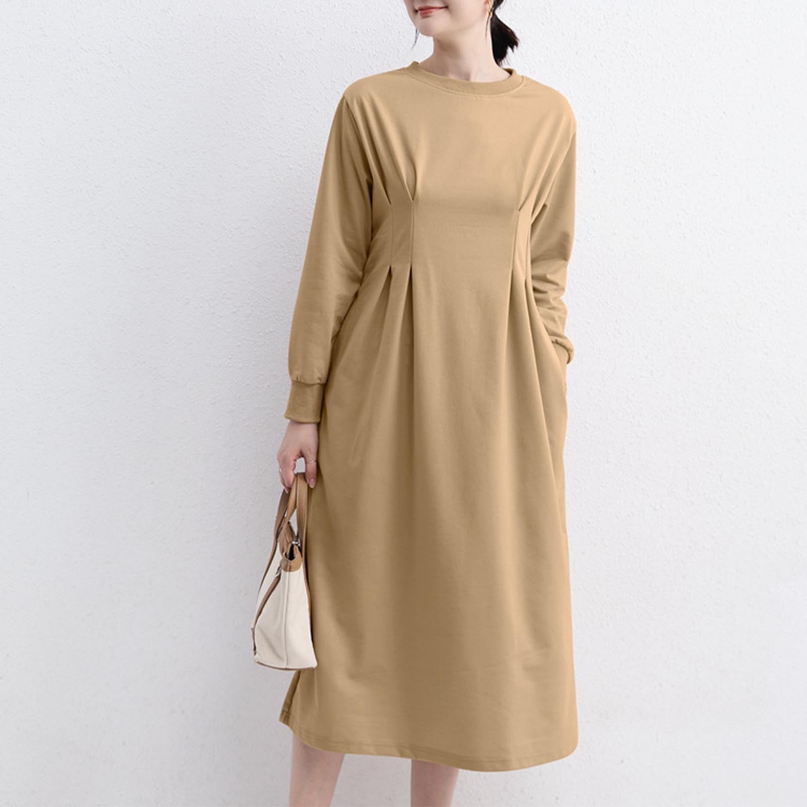 Maqroz Cyber and Monday Deals Flowy Dresses for Women Long off Shoulder