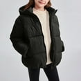 thumbnail image 1 of Maqroz Girls Boys Puffer Coat Kids Winter Jackets Lightweight Zip Up Warm Thick Puffy Quilted Jacket Hooded Thermal Down Coats with Pockets, Sizes 3-12, 1 of 6