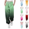 thumbnail image 1 of Maqroz Girls Joggers Tie Dye Print Elastic Waist Sweatpants with Pockets Casual Sports Trousers back to School pants 3-14 Years, 1 of 8